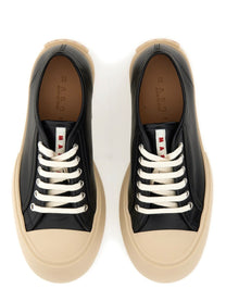 Marni - Marni Leather Sneaker - Woman-&gt;FOOTWEAR-&gt;SNEAKERS