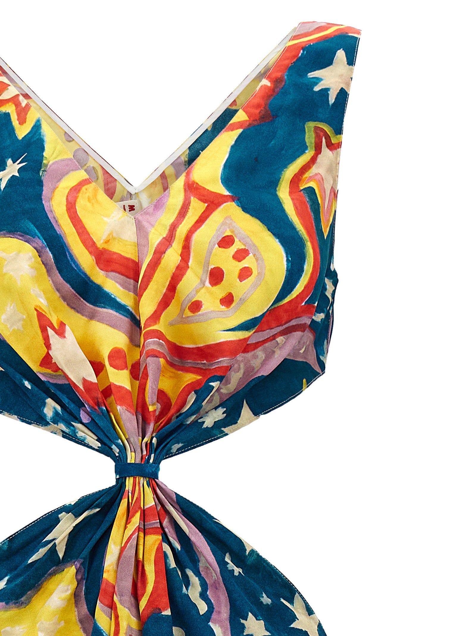 MARNI - MARNI - ’No Vacancy Inn’ capsule High Summer long dress - Women’s Clothing