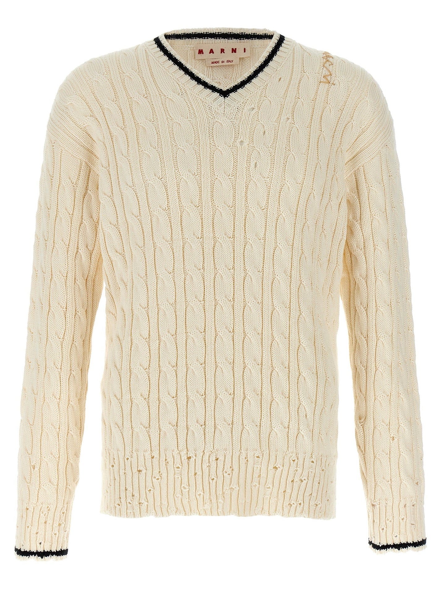 MARNI - MARNI - ’V’ neckline sweater - Men’s Knitwear