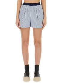 Marni - Marni Bermuda Shorts With Stripe Pattern - Woman-&gt;Clothing-&gt;Shorts