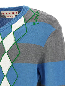 MARNI - MARNI - ’Argyle’ sweater - Men’s Knitwear