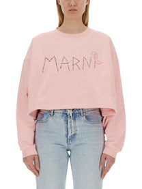 Marni - Marni Sweatshirt With Logo - Woman-&gt;Clothing-&gt;sweatshirts