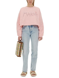 Marni - Marni Sweatshirt With Logo - Woman-&gt;Clothing-&gt;sweatshirts