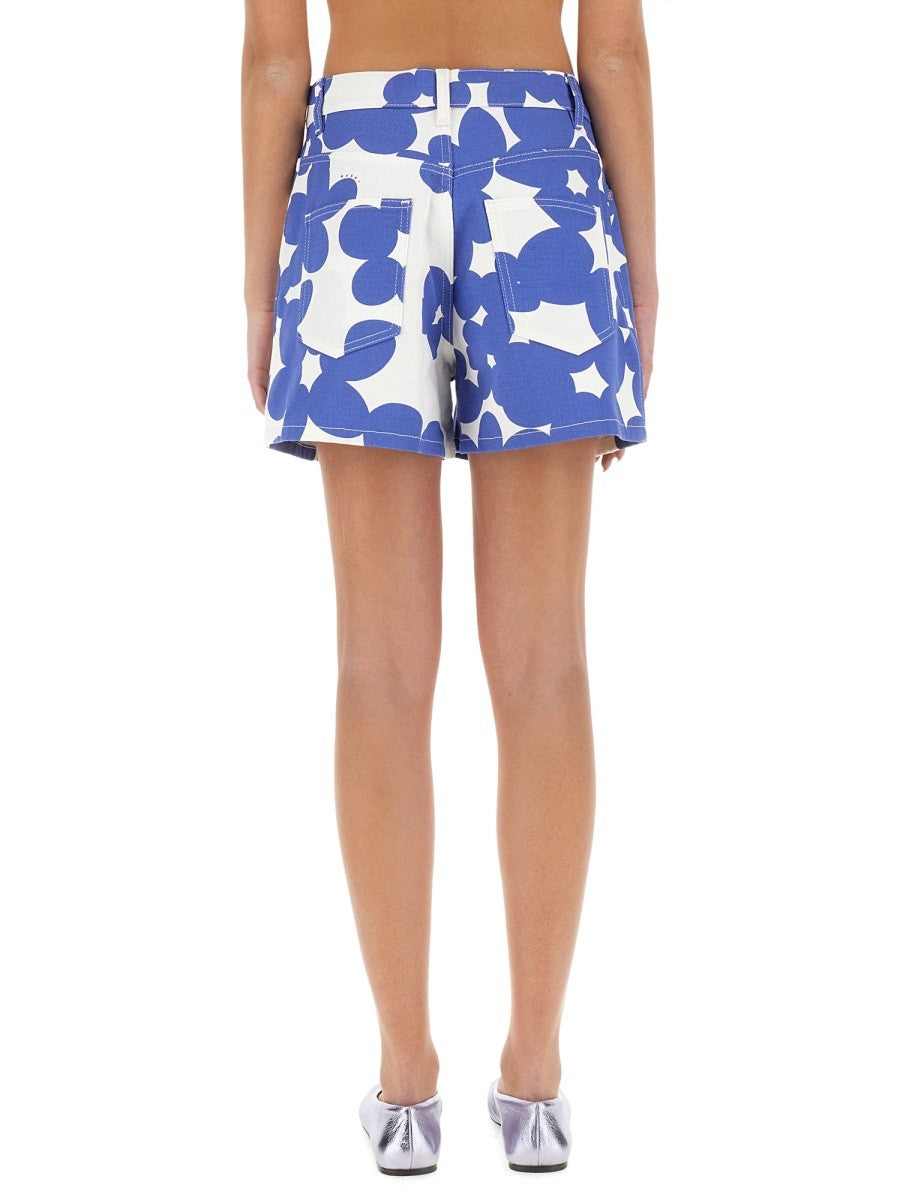 Marni - Marni Cotton Shorts - Woman-&gt;Clothing-&gt;Shorts