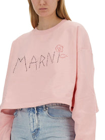 Marni - Marni Sweatshirt With Logo - Woman-&gt;Clothing-&gt;sweatshirts