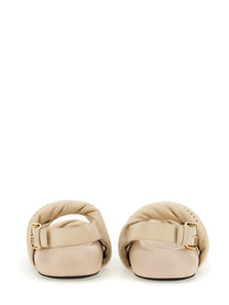 Marni - Marni Leather Sandal - Woman-&gt;FOOTWEAR-&gt;SANDALS