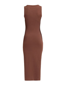 Marni Women's Marni Frame Midi Dress Brown