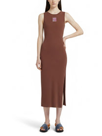 Marni Women's Marni Frame Midi Dress Brown