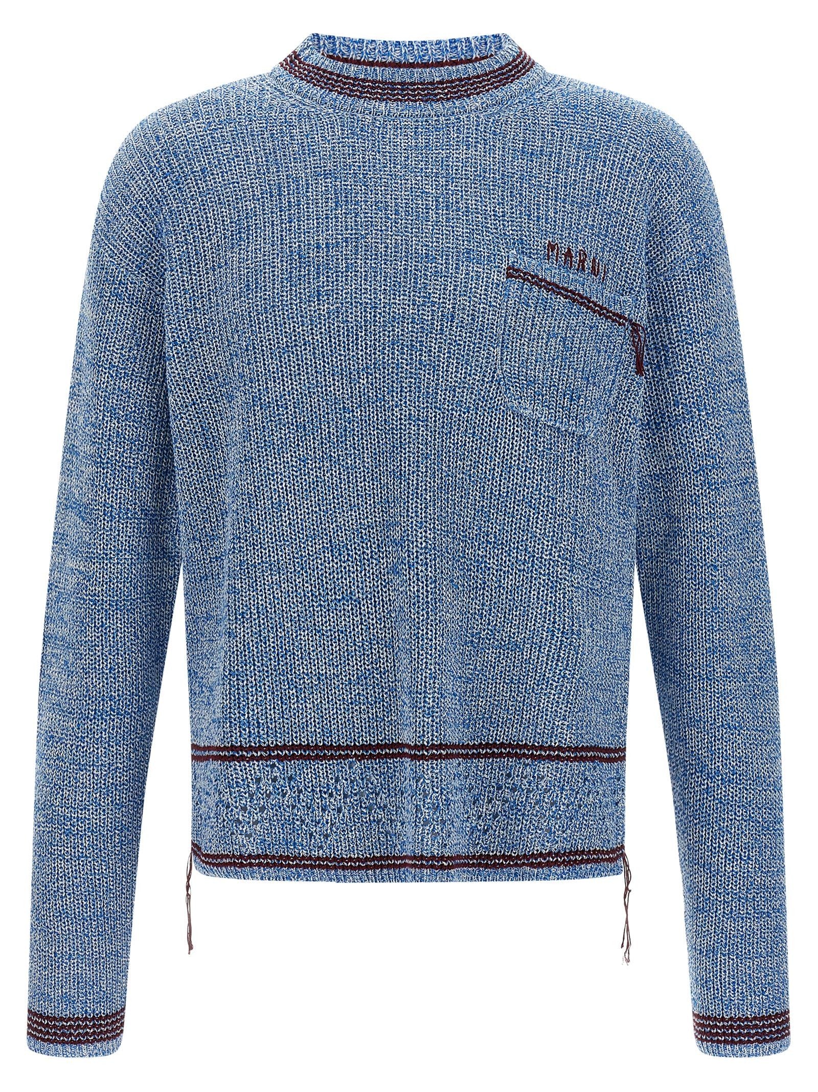 Marni Marni Mending Sweater Blue