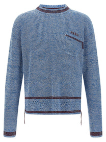 Marni Marni Mending Sweater Blue