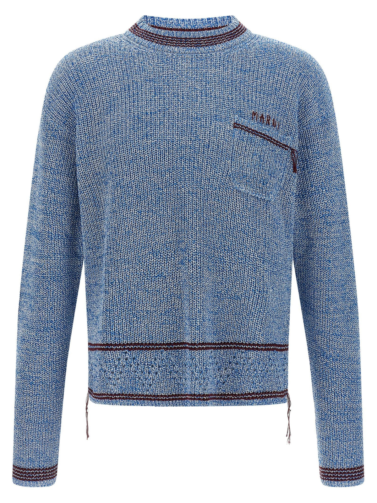 Marni Marni Mending Sweater Blue