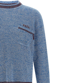 Marni Marni Mending Sweater Blue