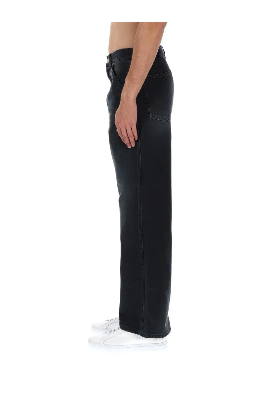Marni Men's Jeans with Applicazione Black, view 4