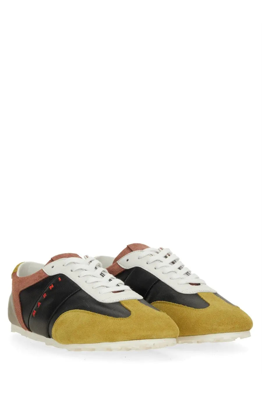 Marni Men's Leather Sneaker Multicolor, view 2