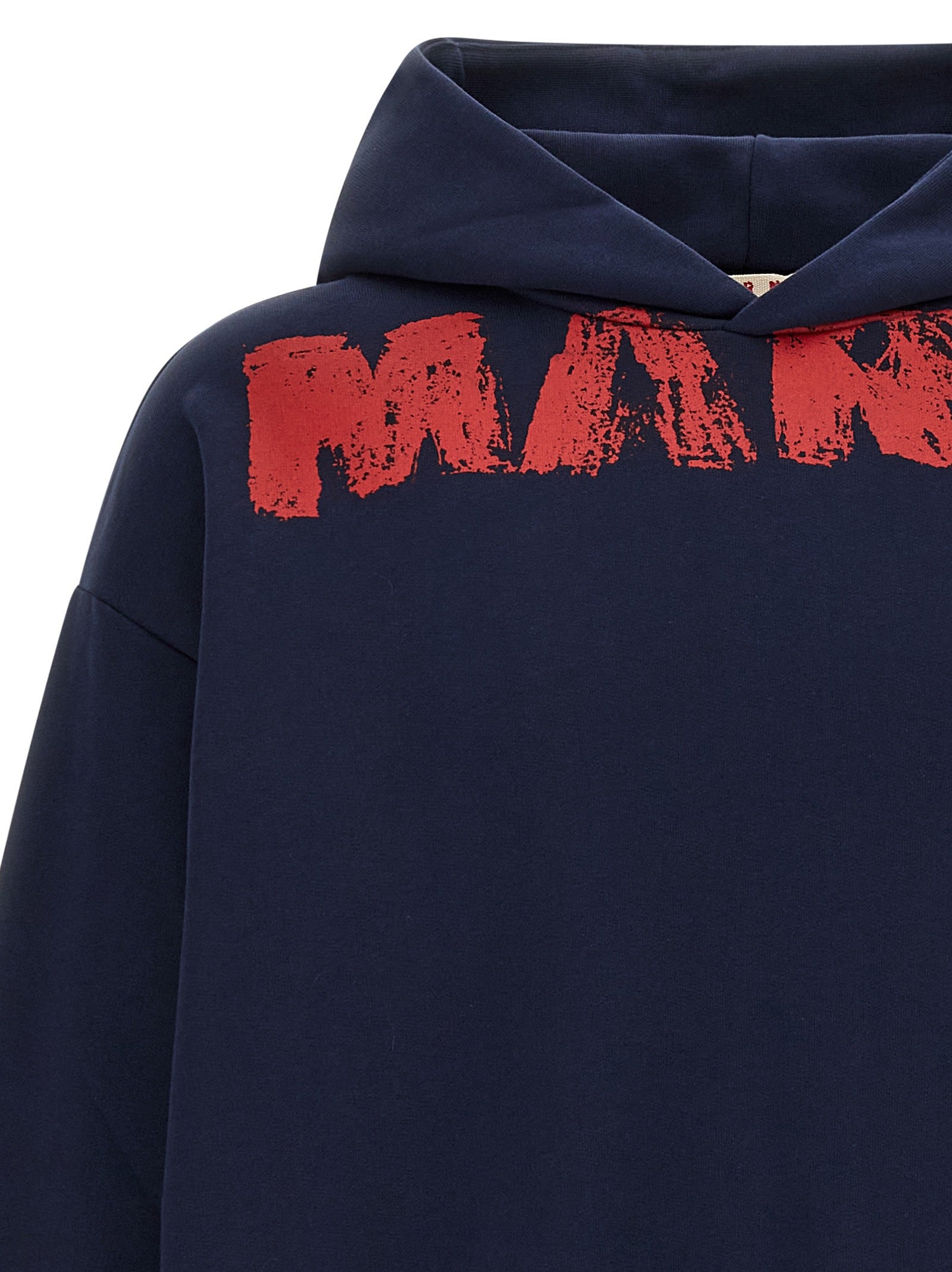 Marni Marni Monolith Hoodie Blue
