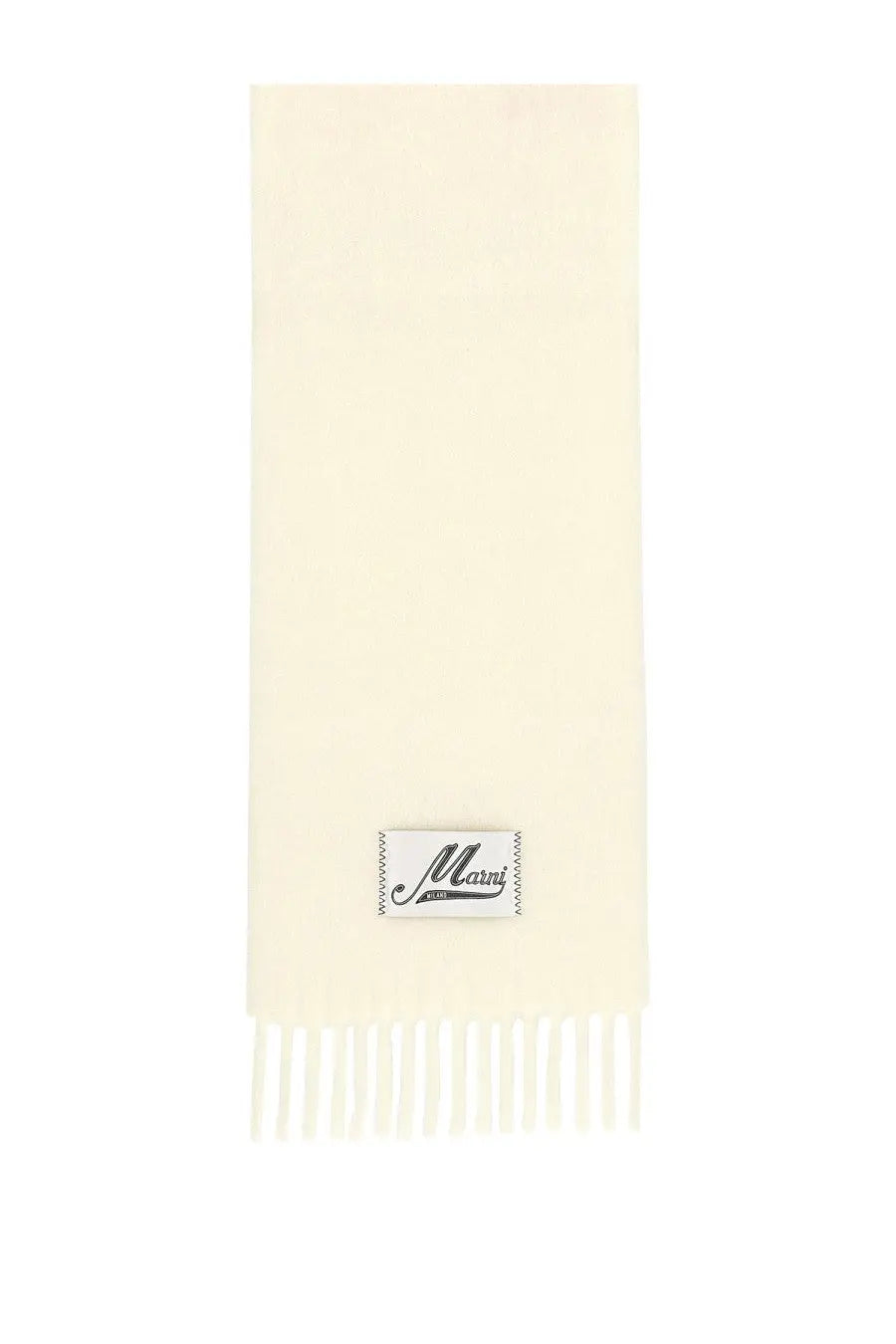 Marni Women's Alpaca Scarf White, view 2
