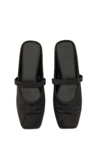 Marni Women's Sabot Little Bow Ballet Flats Black, view 6