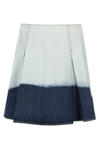 Marni Women's Denim Midi Skirt White