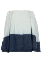 Marni Women's Denim Midi Skirt White, view 2