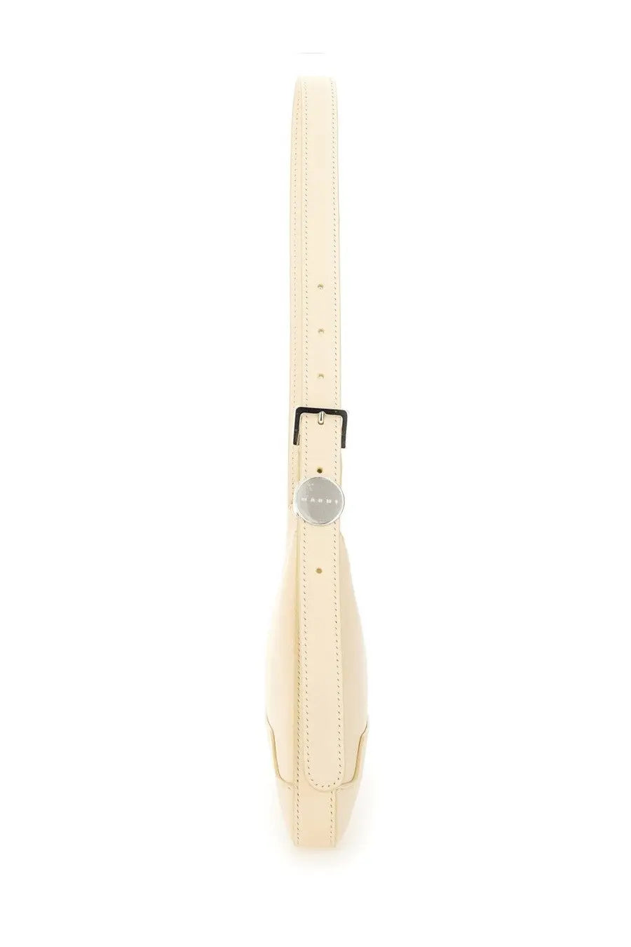 Marni Women's Leather Shoulder Bag Beige, view 3