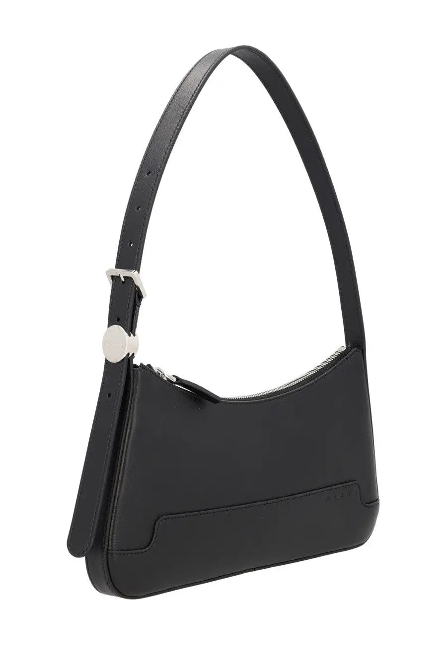 Marni Women's Leather Shoulder Bag Black, view 2