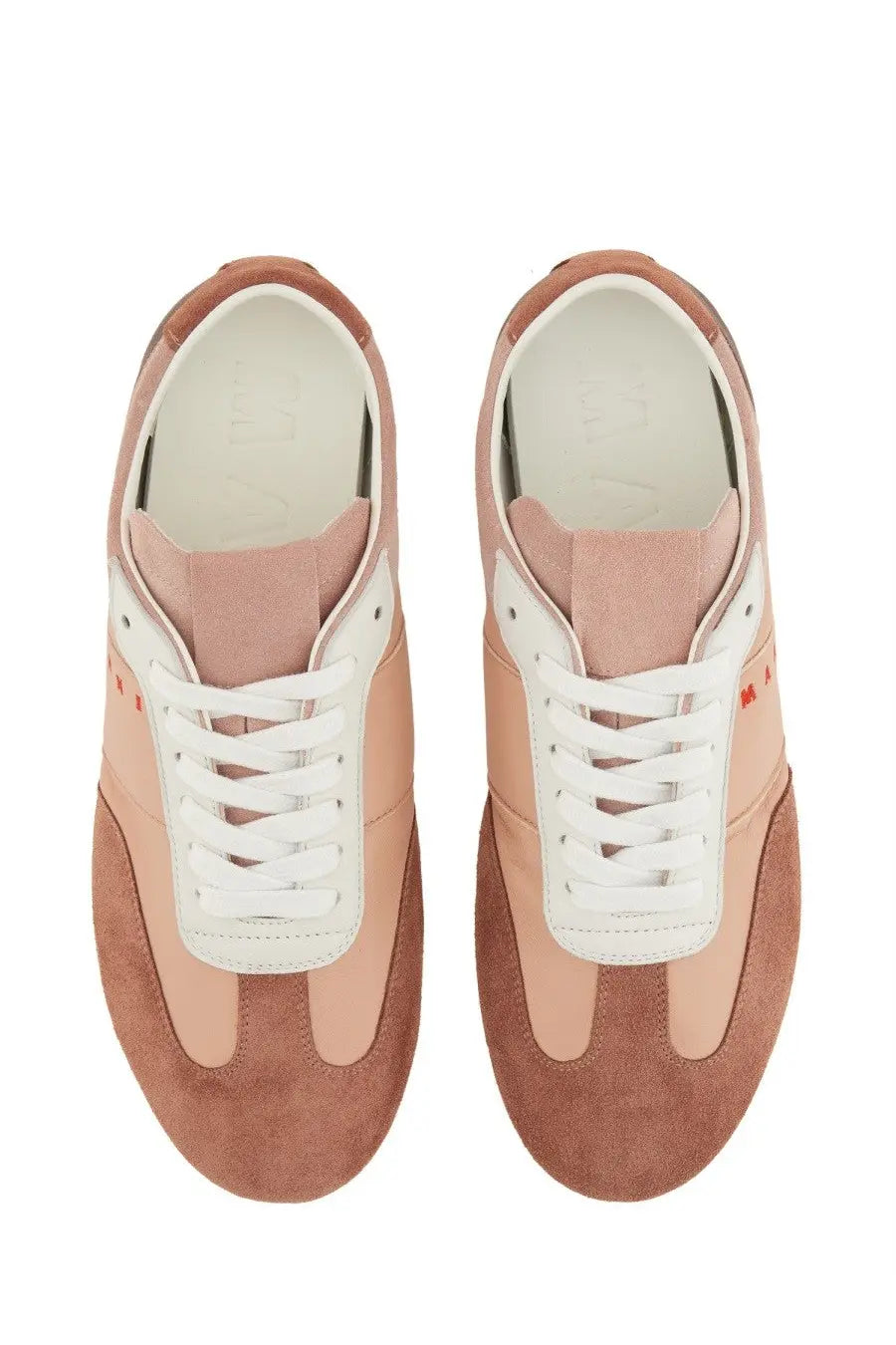 Marni Women's Leather Sneaker Beige, view 5