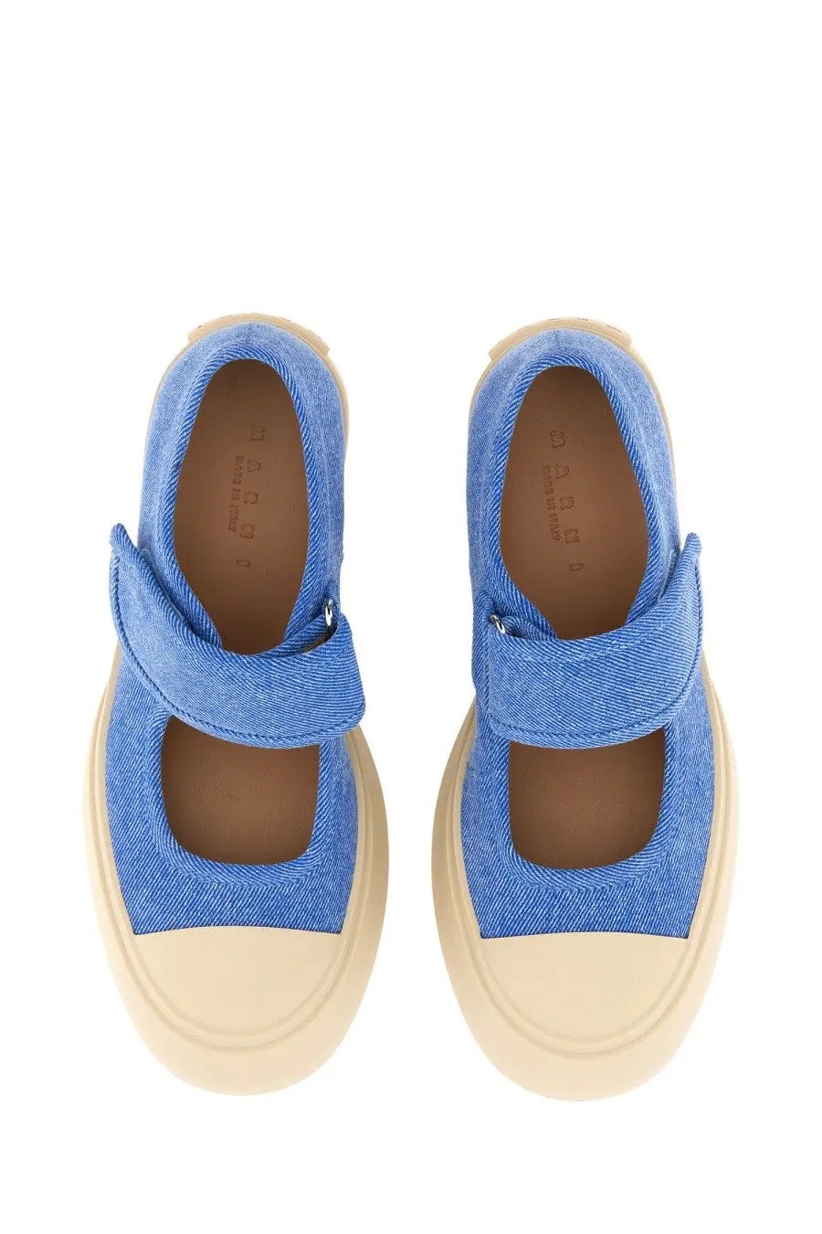 Marni Women's Mary Jane Sneaker Blue, view 6