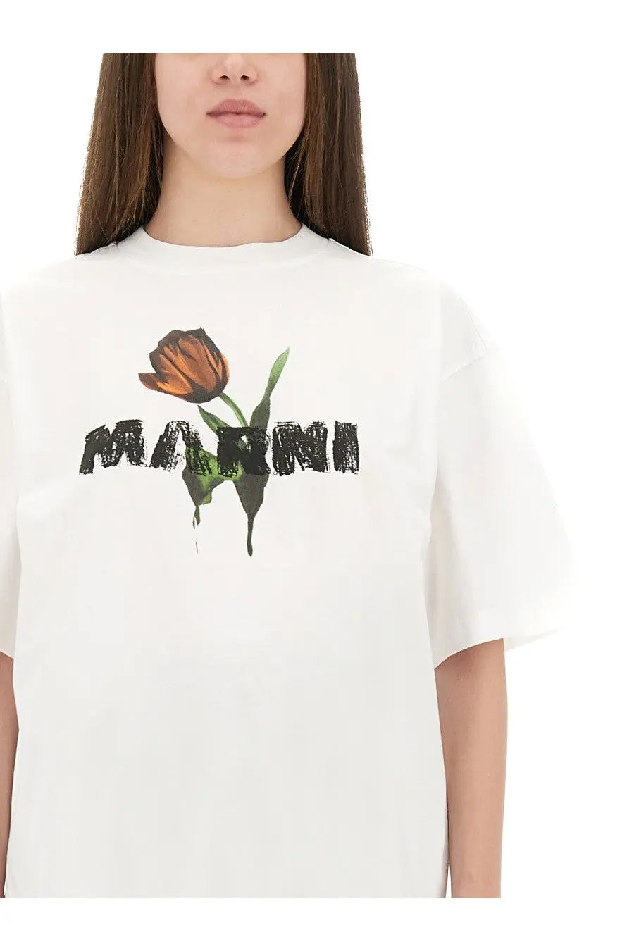Marni Women's White Cotton Shirt White, view 4