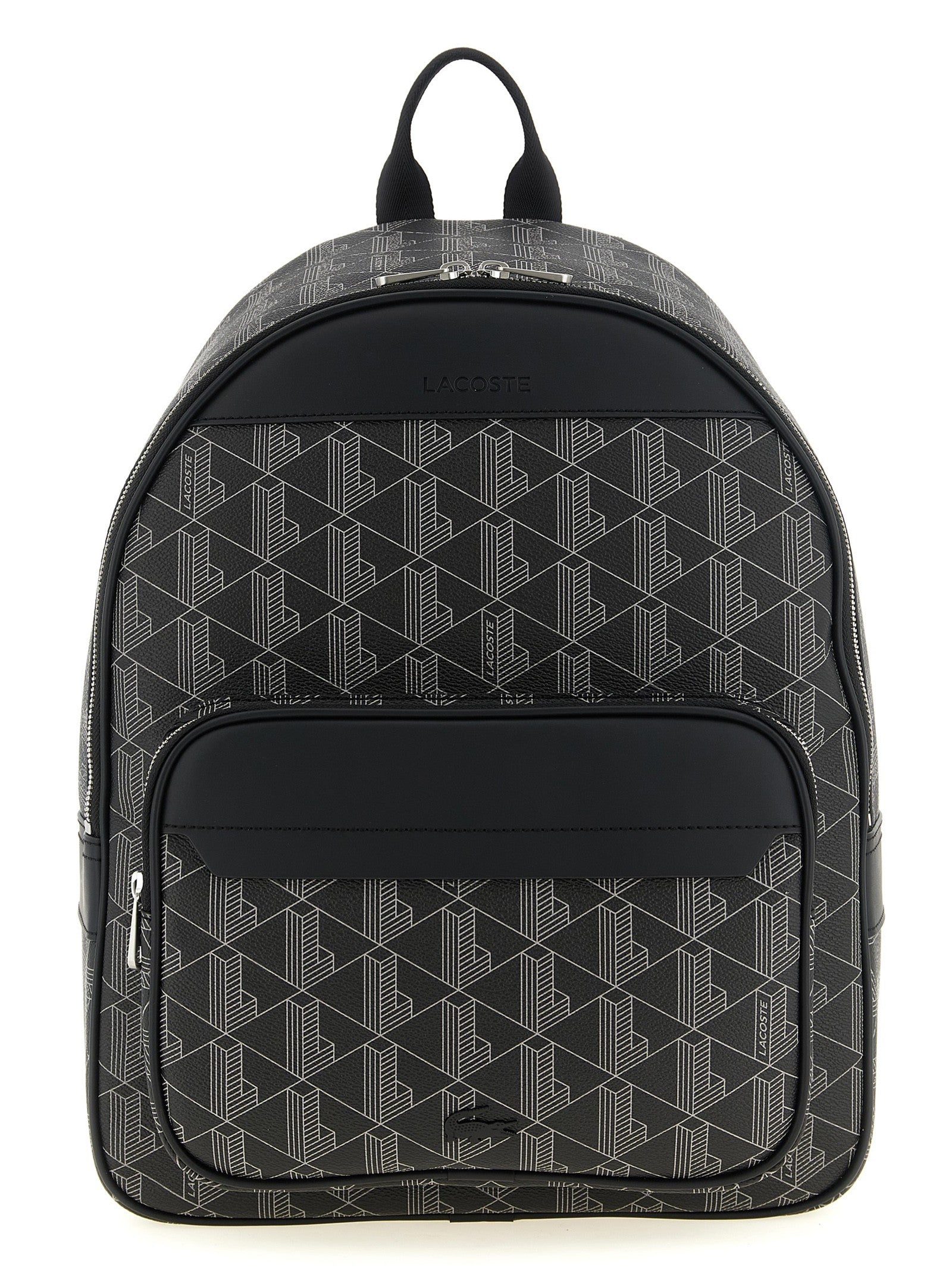 Lacoste Maro Monogram Backpack Black