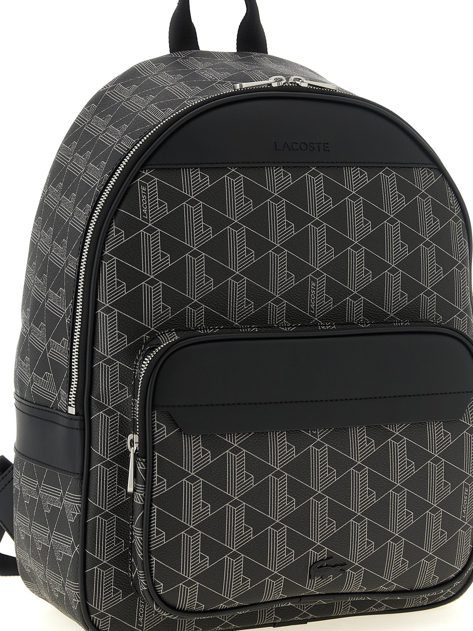 Lacoste Maro Monogram Backpack Black