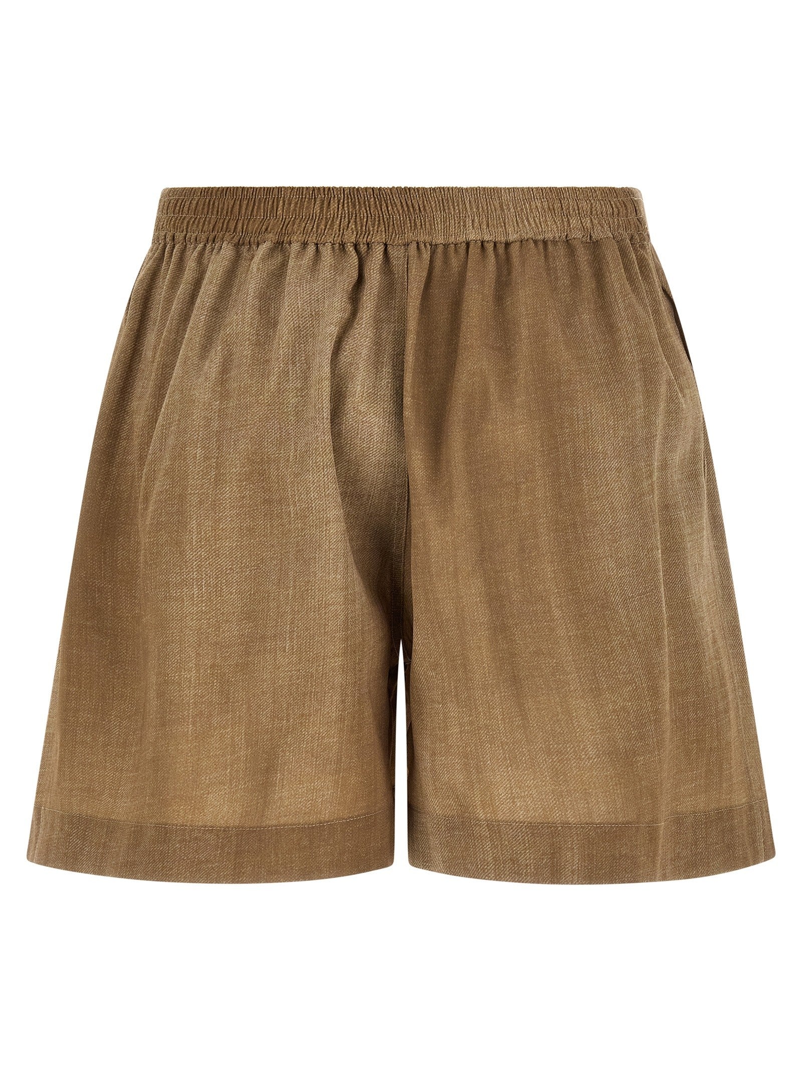 Ermanno Scervino Marocain Shorts Beige