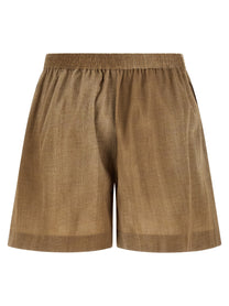 Ermanno Scervino Marocain Shorts Beige