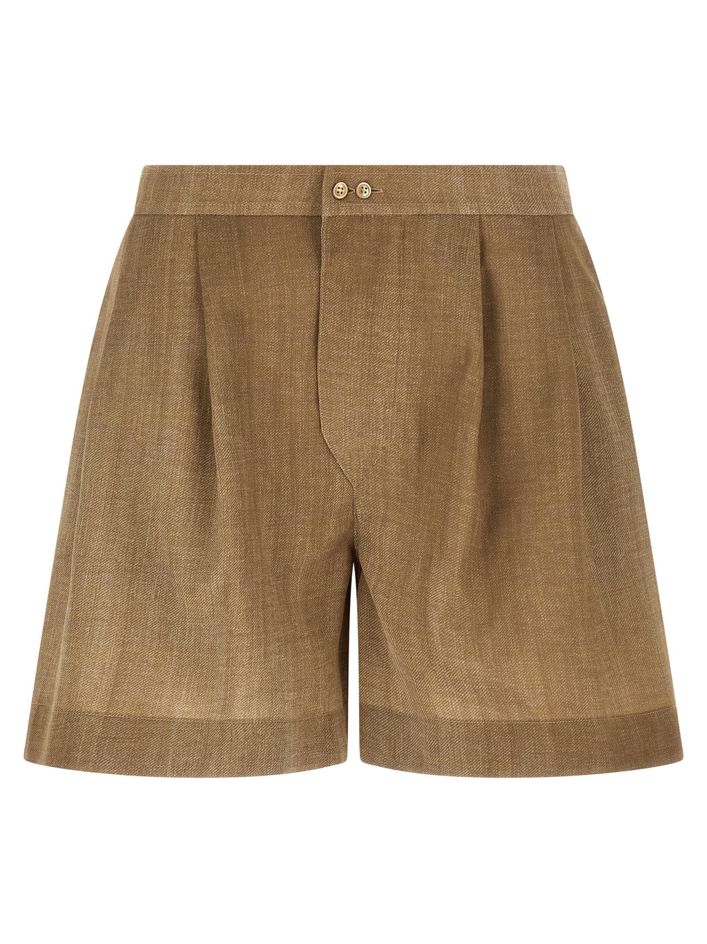 Ermanno Scervino Marocain Shorts Beige