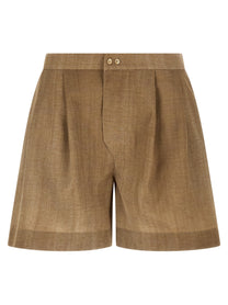 Ermanno Scervino Marocain Shorts Beige
