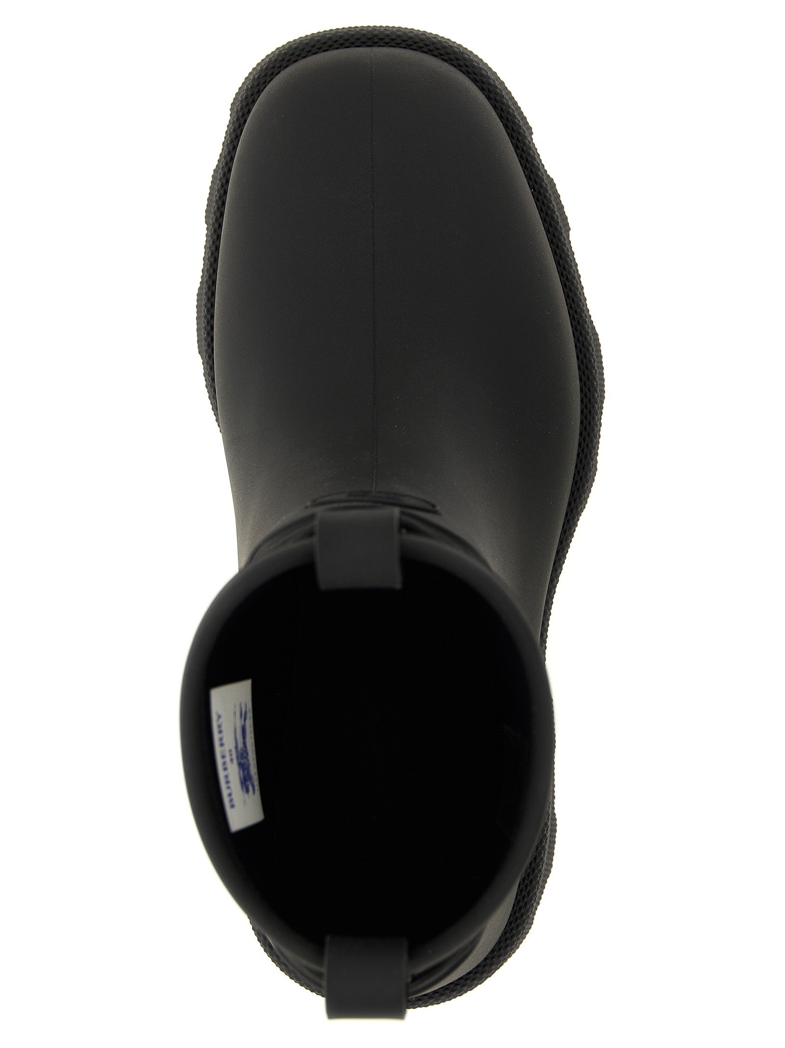 Burberry Marsh Stamp Ankle Boots Black