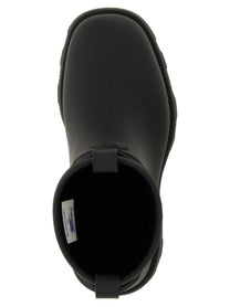 Burberry Marsh Stamp Ankle Boots Black