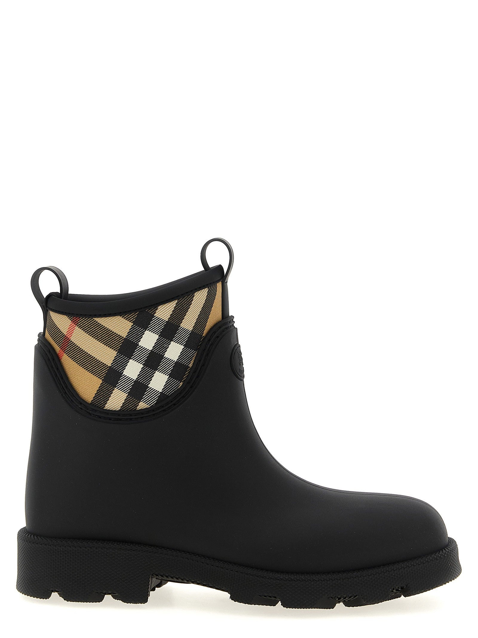 Burberry Marsh Stamp Ankle Boots Black
