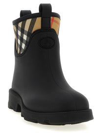 Burberry Marsh Stamp Ankle Boots Black