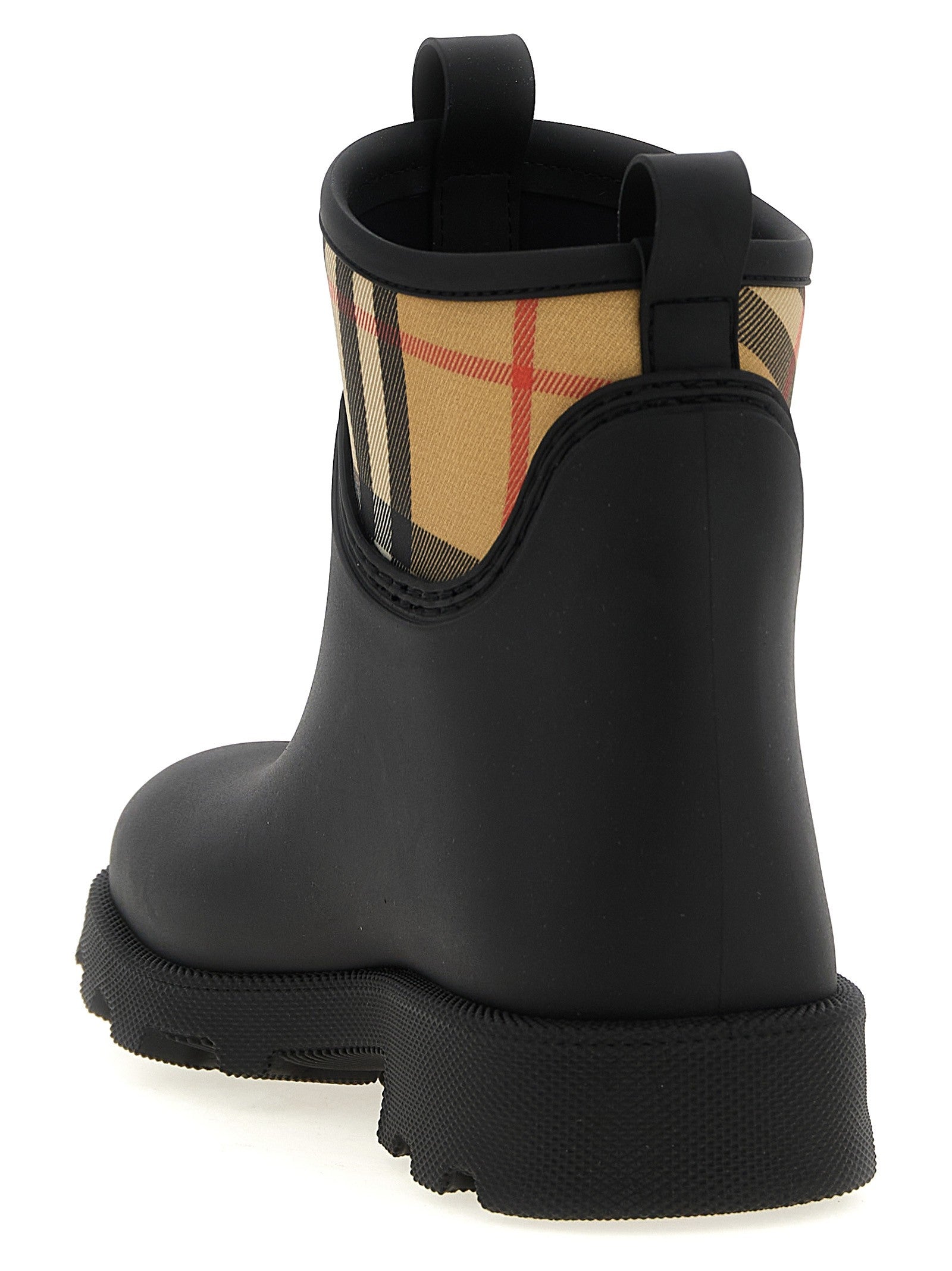 Burberry Marsh Stamp Ankle Boots Black