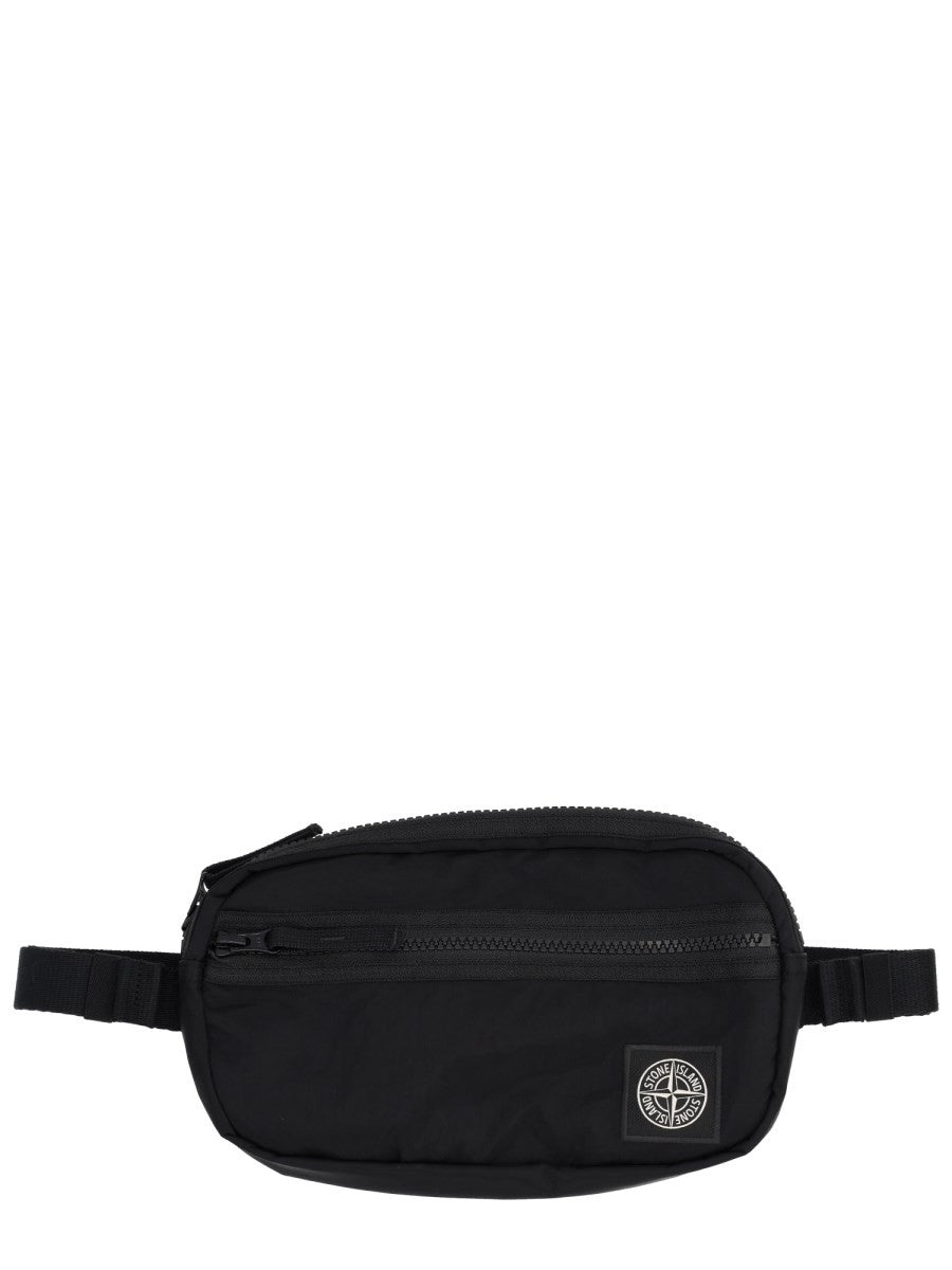 Stone Island Men's Marsupio in Nylon Metal Black