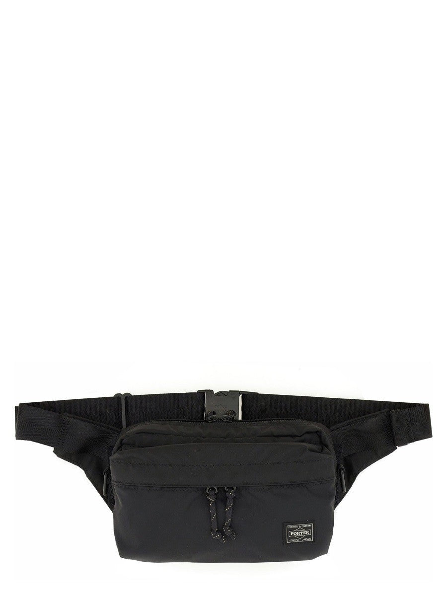 Porter-Yoshida &amp; Co Unisex Waist Force 2WAY Belt Bag Black