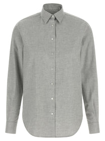 Xacus Marta Flannel Shirt Grey