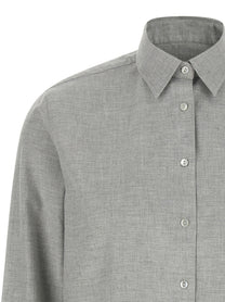 Xacus Marta Flannel Shirt Grey