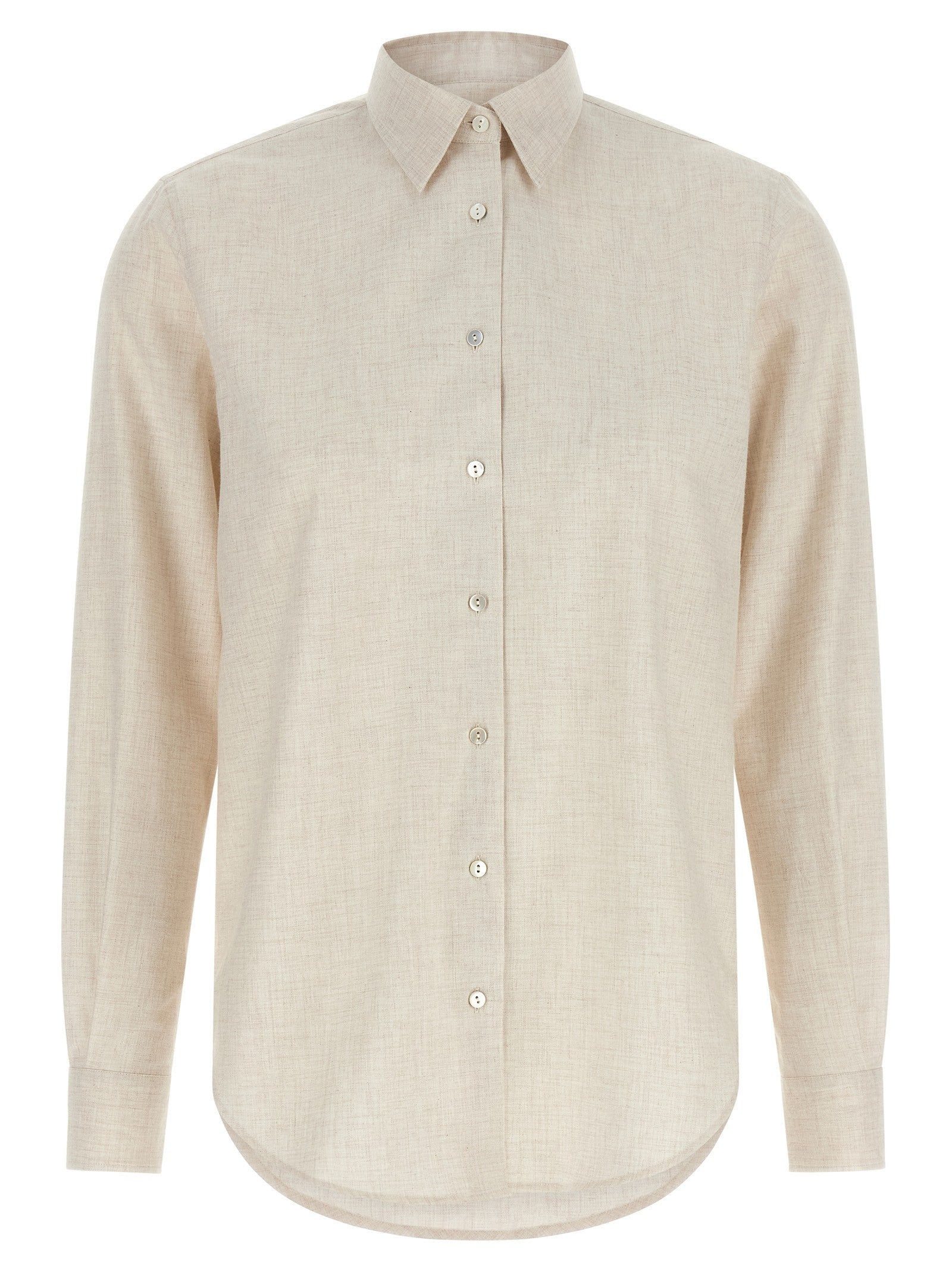 Xacus Marta Flannel Shirt Beige