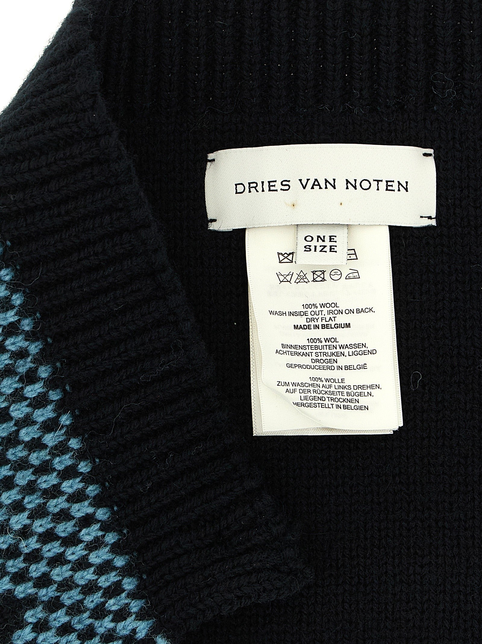 Dries Van Noten Martim Collar Blue