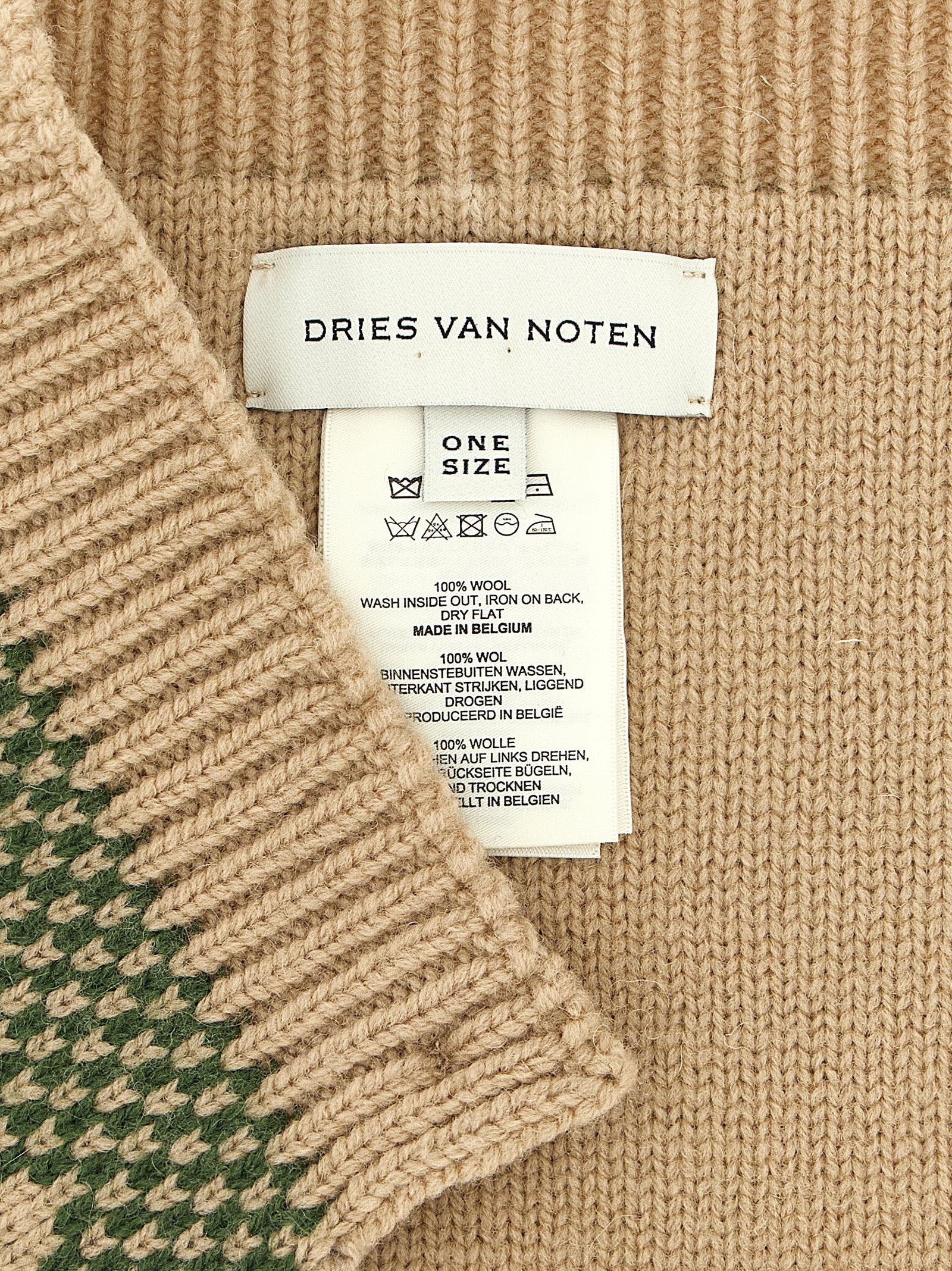 Dries Van Noten Martim Collar Beige