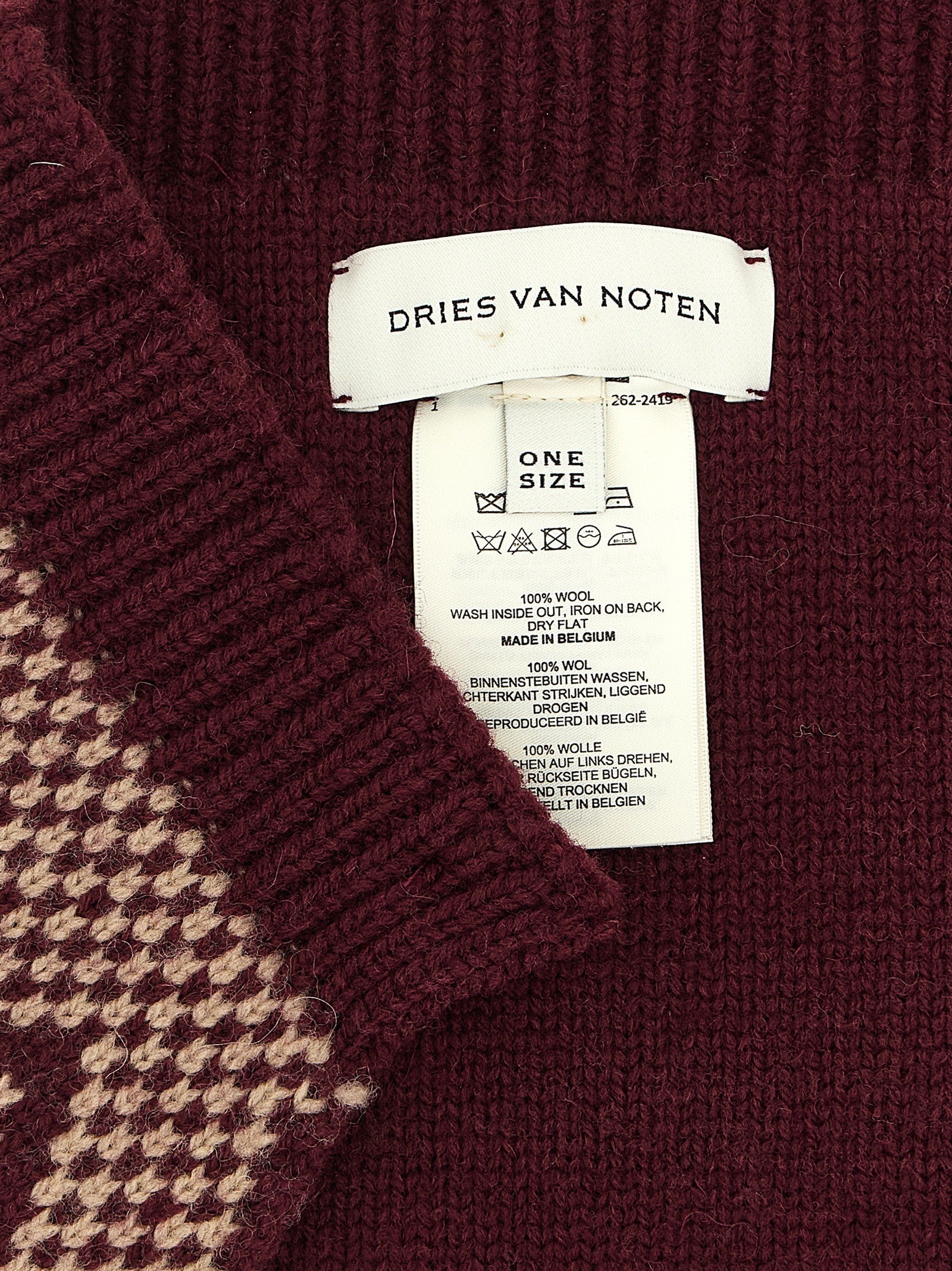 Dries Van Noten Martim Collar Red