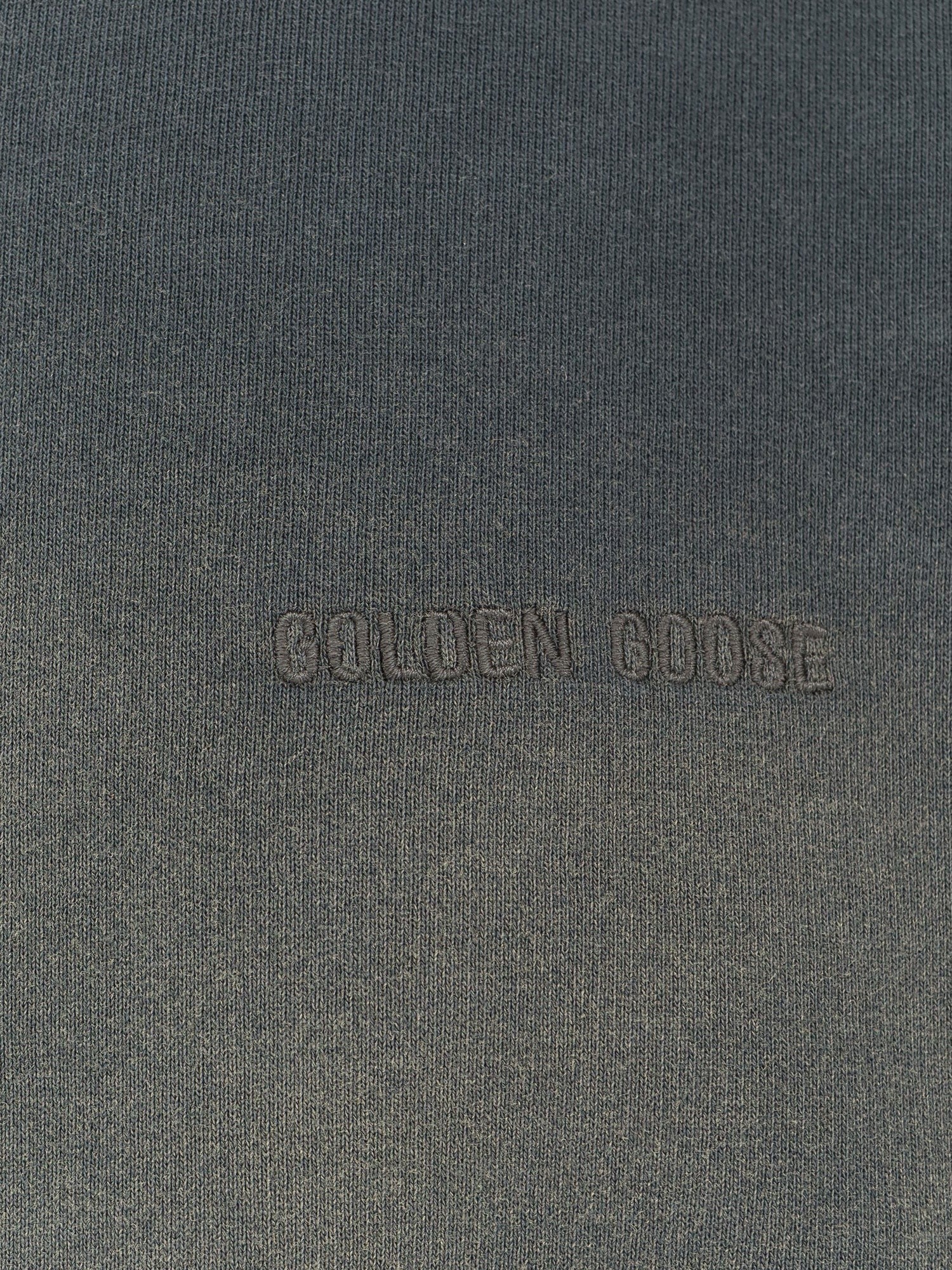 Golden Goose Men's Martin Disressed Cotton Sweatshirt Black