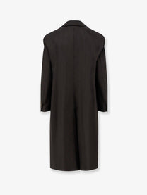 Hevò Women's Martina Franca Wool Blend Coat Brown