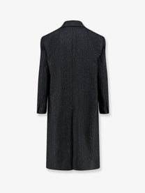 Hevò Women's Martina Franca Wool Blend Coat Black